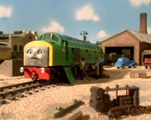 Diesel D261 podczas przeglądu