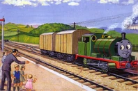Wilbert Awdry ze swoją rodziną w Railway Series