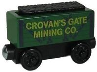 Model Wooden Railway wagony używanego w kopalni