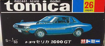No. 26 Toyota Celica 1600GT | Tomica Wiki | Fandom