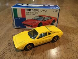 K20 F35 1/60 トミカ フェラーリ308GTB イエロー レア - メルカリ