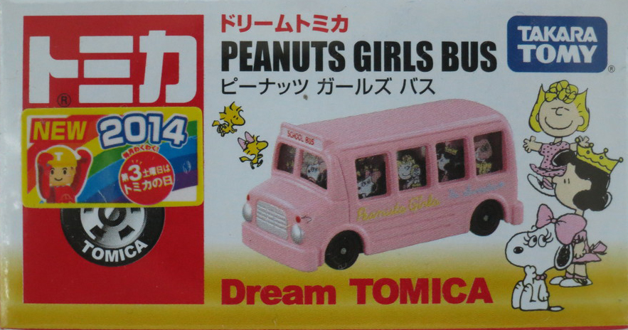 Dream Tomica Peanuts Girls Bus | Tomica Wiki | Fandom