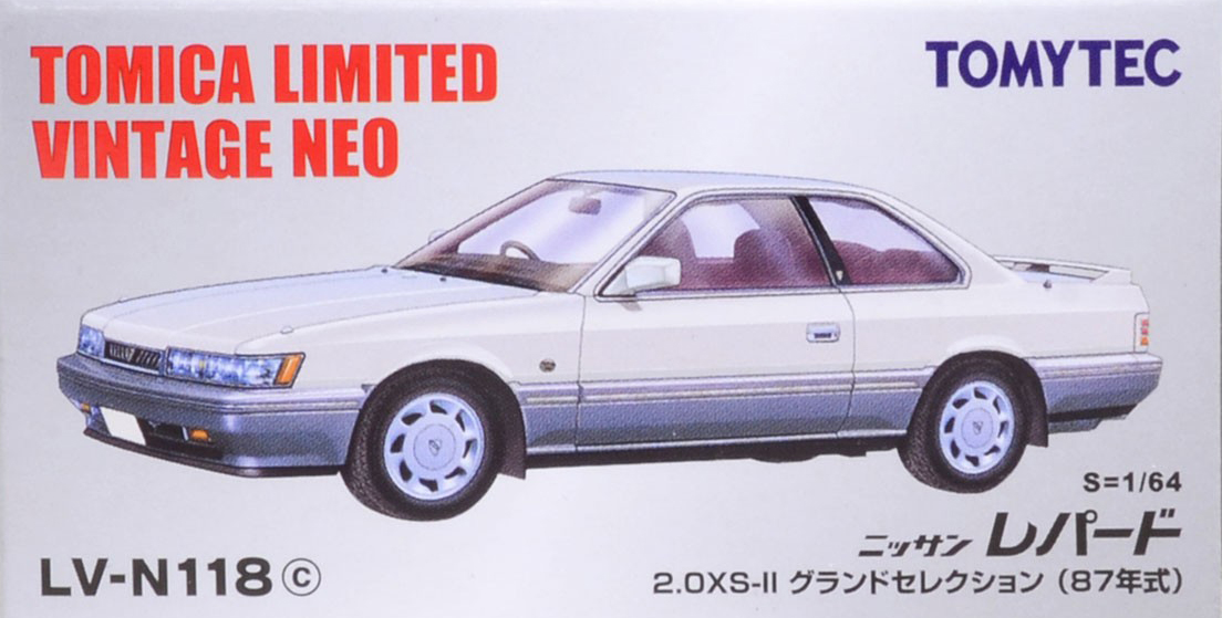 ニッサン　レパード　2.0XS-Ⅱ　グランドセレクション　　トミカ TOMYTEC トミカリミテッドヴィンテージネオ LV-N118c 日産