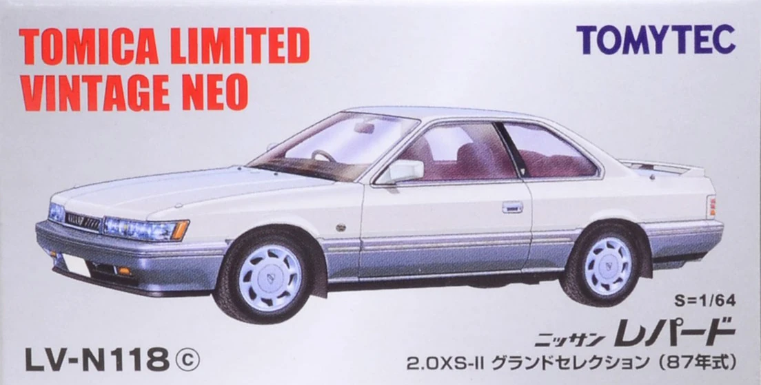 LV-N118c Nissan Leopard 2.0XS-II Grand Selection (87) | Tomica 