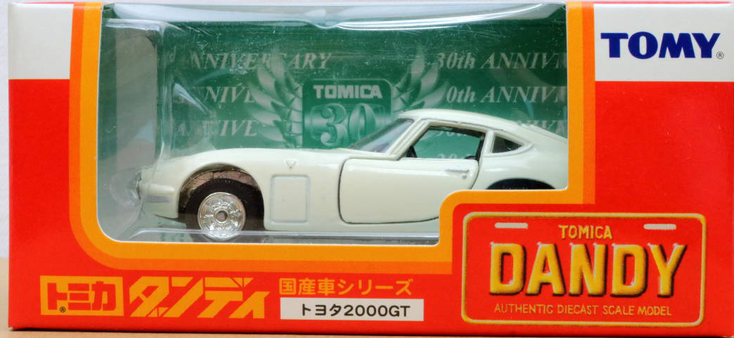 TL トミカダンディ No.５５ トヨタ２０００GT （レッド）初回版 日本製 - ミニカー