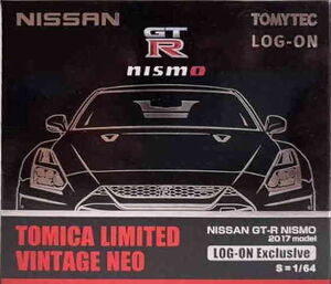 TLV-N Nissan GT-R Nismo 2017 Model (LOG-ON) | Tomica Wiki