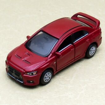 tomica mitsubishi lancer evolution x