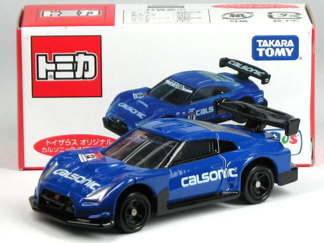 TOMICA TOYSRUS SPECIAL NISSAN SKYLINE GT-R R35 CALSONIC IMPUL RACING CAR 