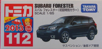 No. 112 Subaru Forester (First Edition Special Color) | Tomica