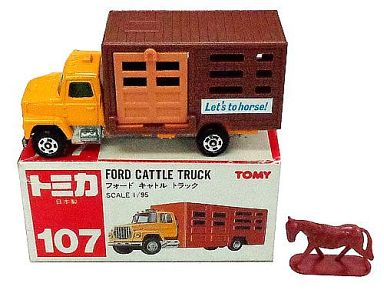 No. 107 Ford Cattle Truck | Tomica Wiki | Fandom