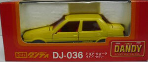 Tomica Dandy DJ-036 Toyota Corolla 4door Sedan | Tomica Wiki | Fandom