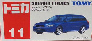 ミニカー TOMICA SUBARU LEGACY 2MODELS TOMICA LIMITED VINTAGE NEO LV-N06b 1/64] SUBARU LEGACY RS
