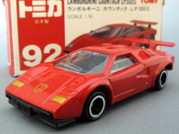 フラワーB ブルーグレイ トミカ92 ランボルギーニ カウンタック LP500S