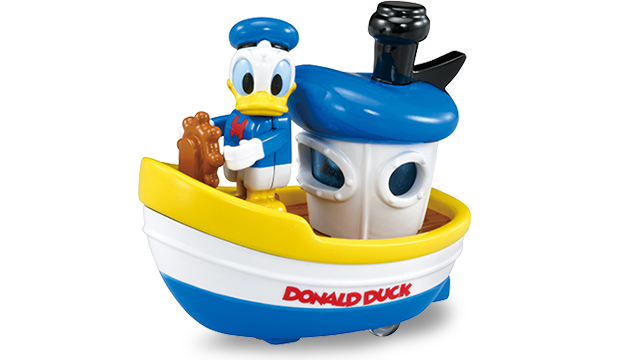 Dream Tomica Ride On Disney RD04 Donald Duck & Steam Boat | Tomica