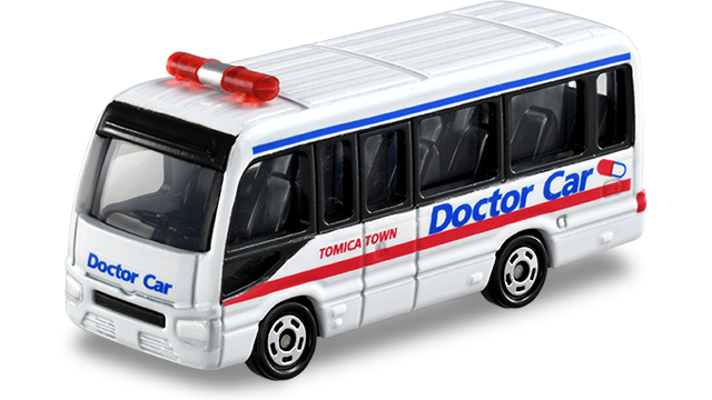 Toyota Coaster Tomica Town Doctor Car (Tomica Shop) | Tomica