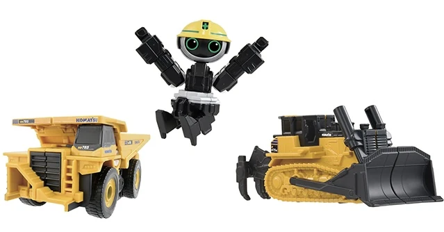 Jobraver Grand Build Braver Dump Truck and Bulldozer DX Set (Toy