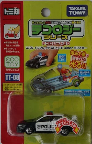 Tt 08 Subaru Impreza Wrx Sti 4door Police Car Tomica Wiki Fandom