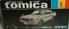 No. 8 Nissan Sunny Excellent 1400GX | Tomica Wiki | Fandom