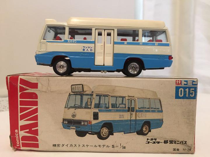 Tomica Dandy 015 Toyota Coaster Metropolitan Mini Bus Tomica