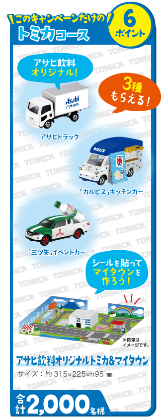 Asahi Beverage Original Tomica & My Town Set | Tomica Wiki | Fandom