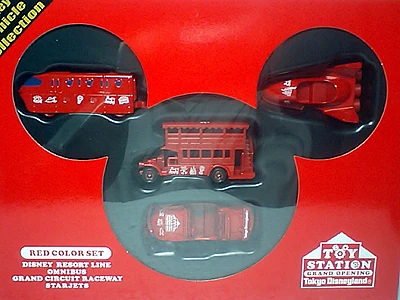 ディズニー トミカ　TDR TOY STATION レッドコレクションセット ディズニー トミカ TDR TOY STATION レッドコレクションセット