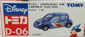 D06 Toyota WiLL Vi Mickey Mouse | Tomica Wiki | Fandom