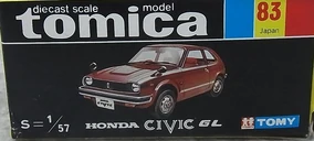 No. 83 Honda Civic GL | Tomica Wiki | Fandom