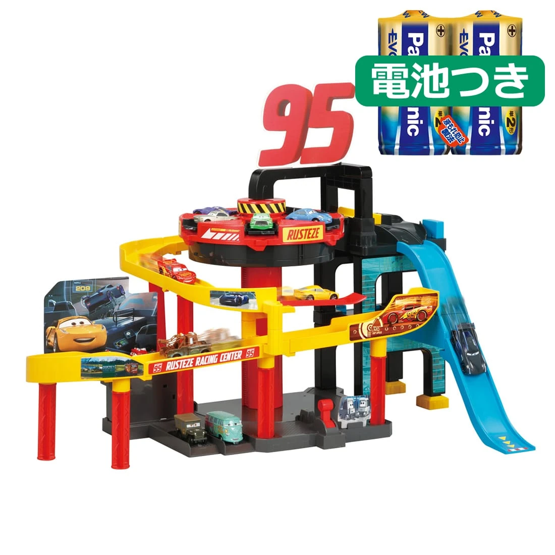 Cars Tomica Action Course Rotating Elevator Racing Center | Tomica