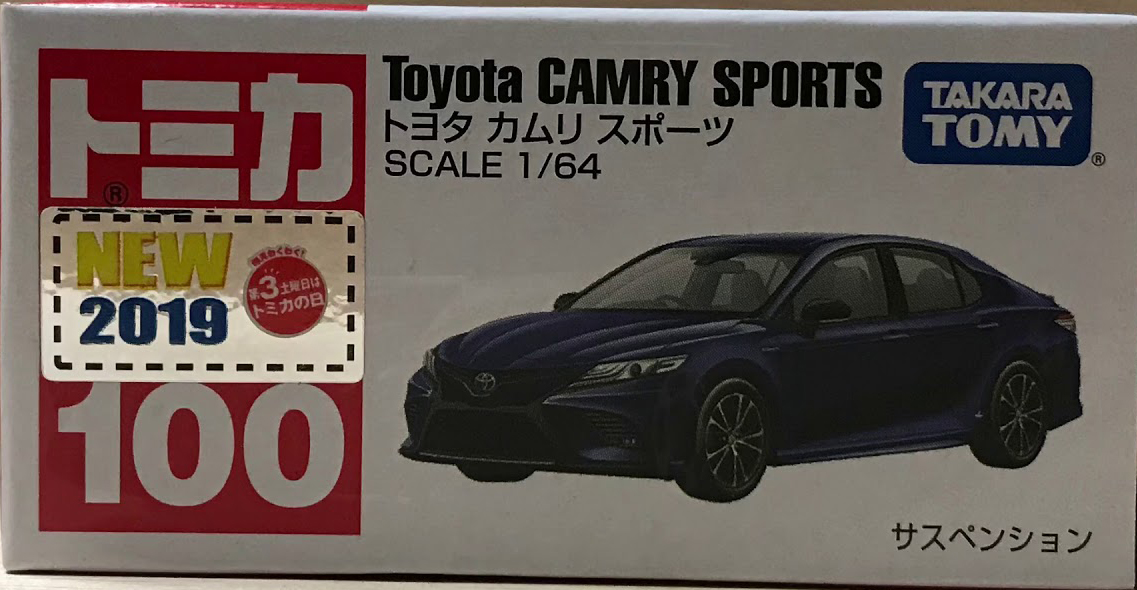TAKARA TOMY TOMICA NO.100 TOYOTA CAMRY SPORTS TOY CAR TM100A5 
