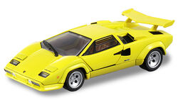 Premium RS Lamborghini Countach LP 500 S (Yellow) | Tomica Wiki 