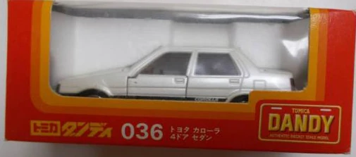 Tomica Dandy 036 Toyota Corolla 4door Sedan | Tomica Wiki | Fandom