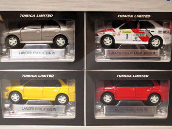 TL Mitsubishi Lancer (IV/VII) 4 Models | Tomica Wiki | Fandom