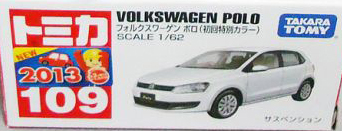 No. 109 Volkswagen Polo (First Edition Special Color) | Tomica