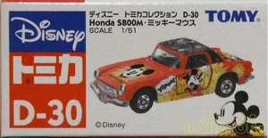 D30 Honda S800M Mickey Mouse | Tomica Wiki | Fandom