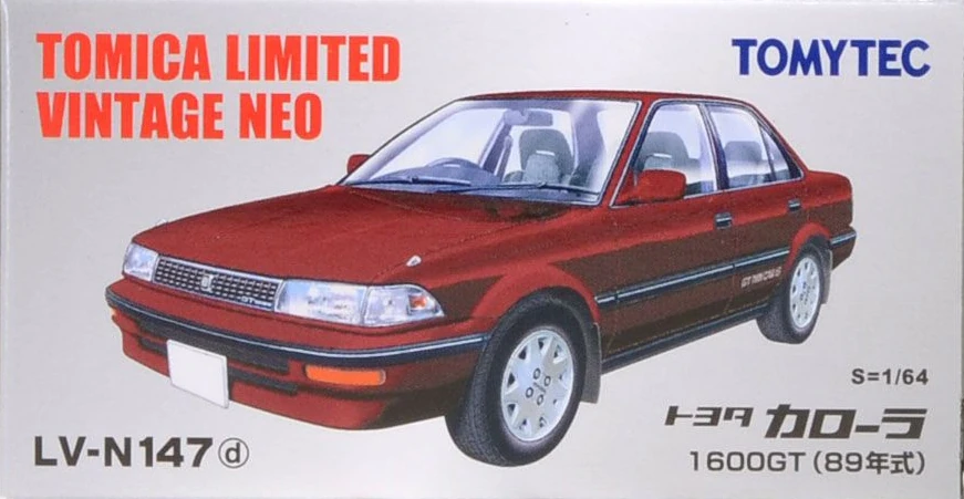 LV-N147d Toyota Corolla 1600GT (89) | Tomica Wiki | Fandom