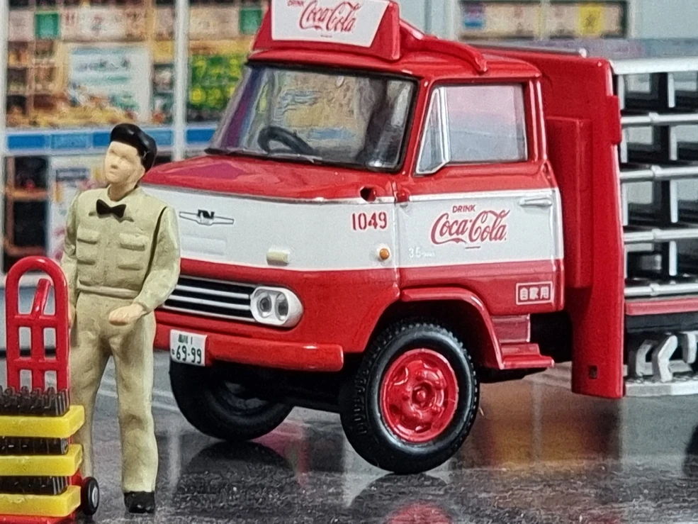 LV-92a Nissan 3.5-Ton Truck Route Truck (Coca-Cola) | Tomica Wiki