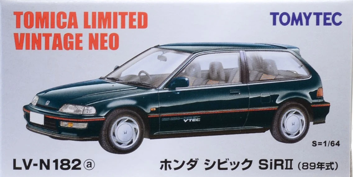 LV-N182a Honda Civic SiR-II (89) | Tomica Wiki | Fandom