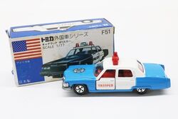 No. F51 Cadillac Police Car | Tomica Wiki | Fandom