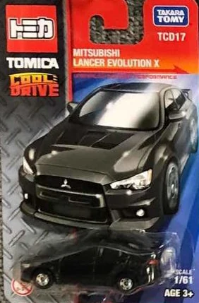TCD-017 Mitsubishi Lancer Evolution X (Black) | Tomica Wiki | Fandom