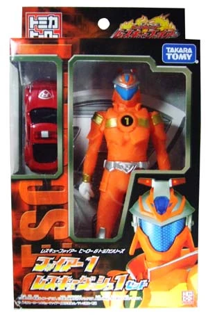 TAKARA TOMY ファイヤー1 フィギュア Fire-1 and Rescue Dash 1 Set (Toy) | Tomica Wiki | Fandom