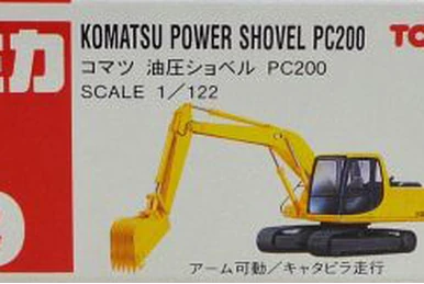 No. 9 Komatsu Power Shovel PC200 Galeo | Tomica Wiki | Fandom