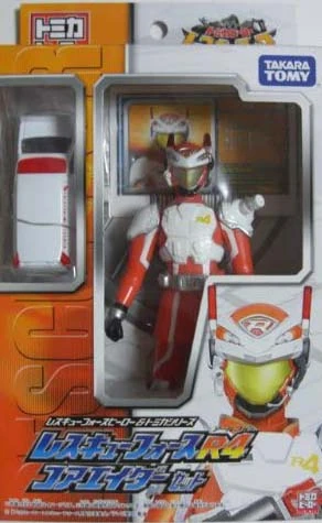 レスキューフォースセット Rescue Force Hero and Tomica Series Rescue Force R4 and Core Aider