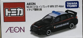 Amazon.co.jp: トミカ イオン AEON No.44 インプレッサ WRX STI
