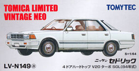 TOMICA LIMITED VINTAGE LV-01 1/64] NISSAN CEDRIC (White/Ocher)
