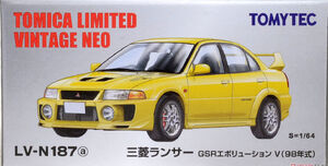 LV-N187a Mitsubishi Lancer GSR Evolution V (98) | Tomica