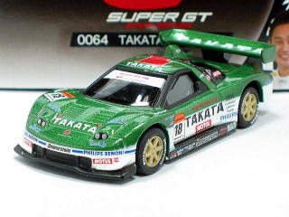 大流行中！ 1/32 タカラQuattrox 2004 NSX DOME TAKATA ミニカー 