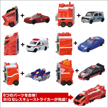 Tomica Hero Rescue Fire Capsule Rescue Vehicles | Tomica