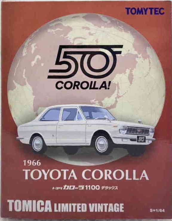 TLV Toyota Corolla 1100 2door Deluxe (1966) | Tomica Wiki