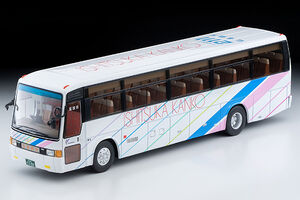 TOMICA LIMITED VINTAGE NEO 三菱ふそうエアロバス(白) プレーンな白ボディの三菱ふそうエアロバスが「トミカリミテッド