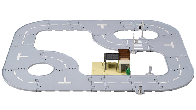 Tomica Town Connectable Road Parts Set (with House) | Tomica